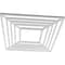 Ekena Millwork Raven Architectural Grade PVC Pierced Ceiling Medallion, 32"OD x 11 3/4"ID x 1"P, Unfinished CMPP32X32RA - alternate 4